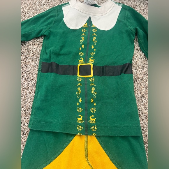 Hanna Anderson Kids Buddy The Elf Costume Long John Pajamas Set -No Hat - Picture 5 of 9